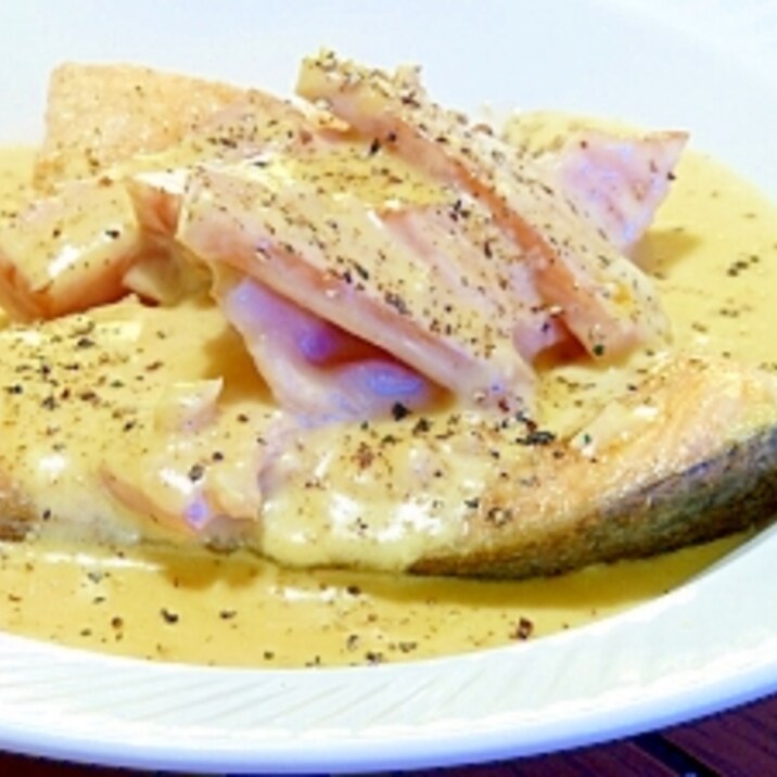 鮭のムニエル チーズ風味のクリームソース レシピ 作り方 By らーすたちゅか 楽天レシピ 鮭のムニエル チーズ風味のクリームソース レシピ 作り方 By らーすたちゅか 楽天レシピ